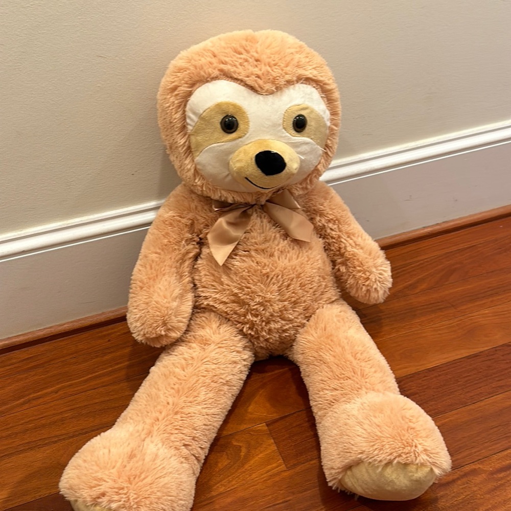 NWT Bright Time Toys 32” plush toy - Dozer the Sloth jumbo plush toy